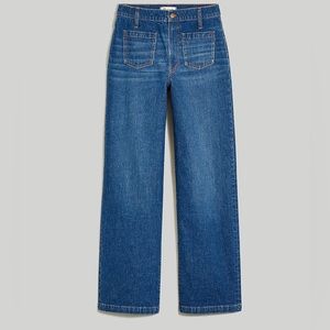 NWOT Madewell The Perfect Vintage Wide-Leg Jean Caronia Wash Size 24